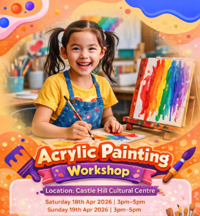 Acrylic Painting Workshop at Kids Enrichment Expo 2026