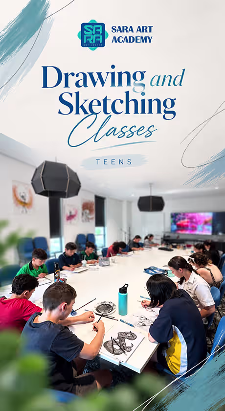 Teens drawing and sketching classes, In Templestowe