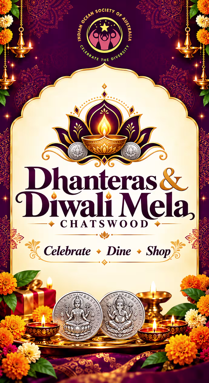 Dhanteras & Diwali Mela Chatswood 2026 | North Shore